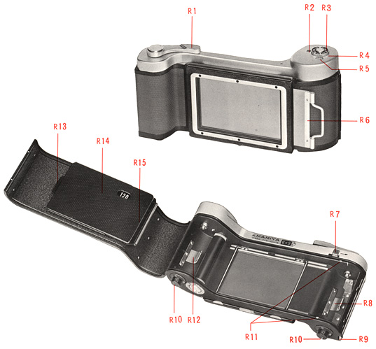 New Seal! [Exc+5] Mamiya 6x7 6x9 2 Roll Film Back Holder for